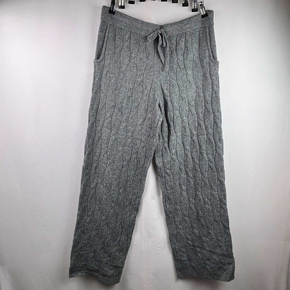 Universal Thread Womens Grey Cable Knit Lounge Pants Size M NWT 013 03 9518